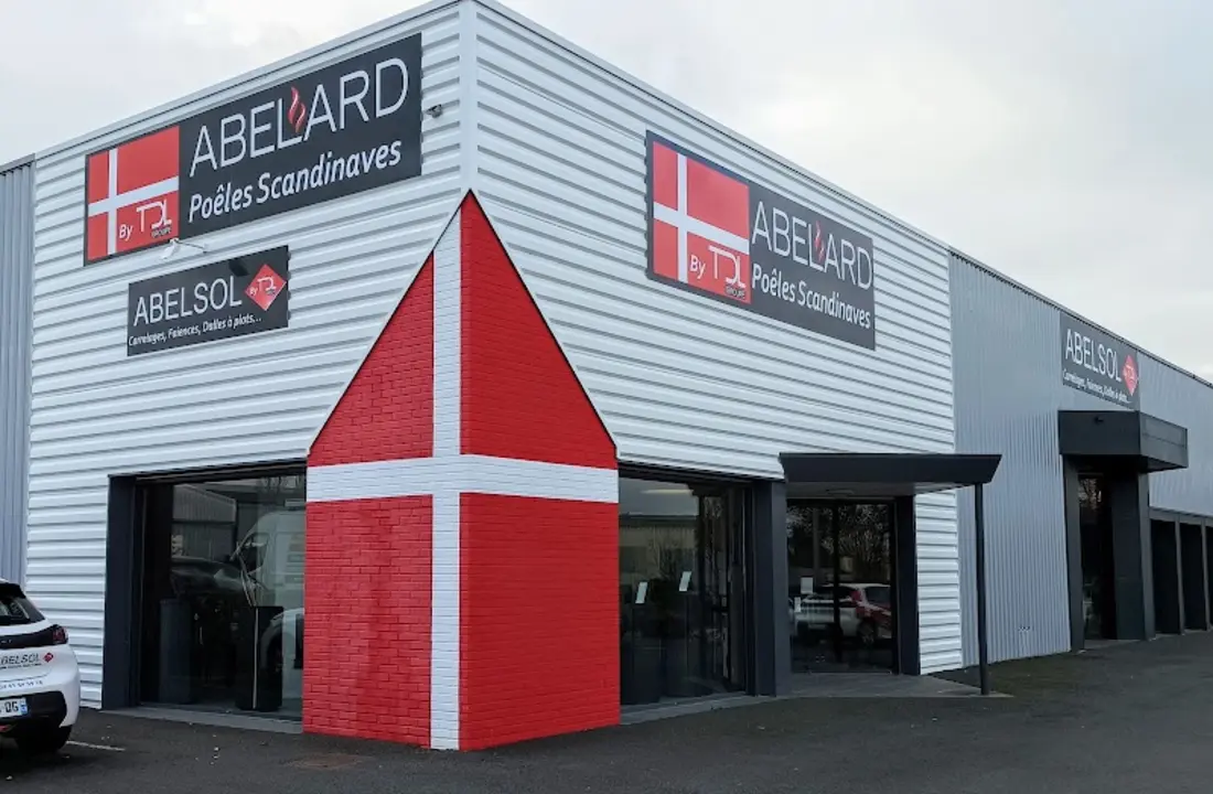 Façade du showroom Abélard de Chalonnes-sur-Loire